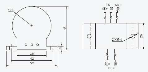 TR0122-2B Current Transformer Used for Common Protection